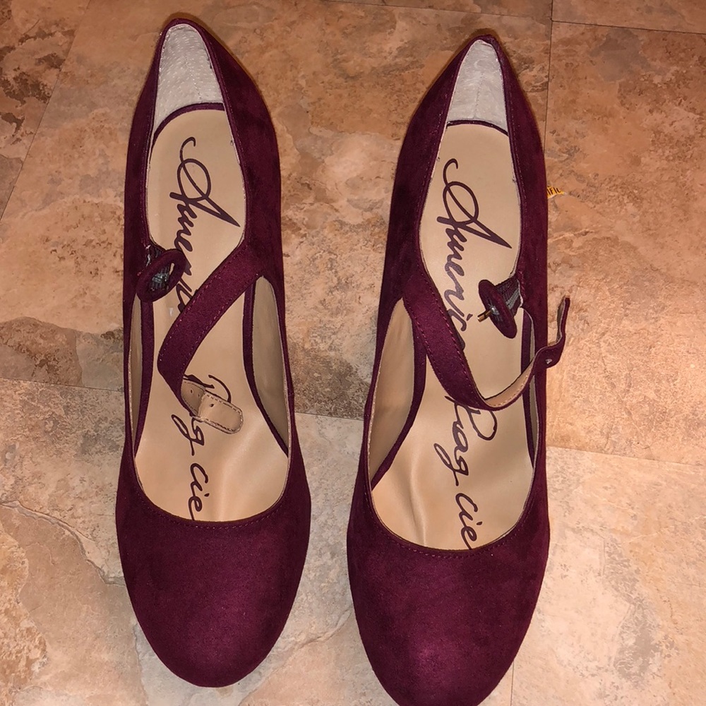 Purple Mary Janes